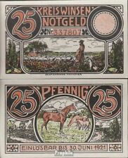 Banknoten winsen 1921 gebraucht kaufen  Rödgen,-Petersweiher