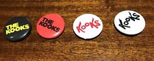 Four kooks badges for sale  LONDON