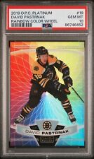 2019-20 O-Pee-Chee Platinum Rainbow Color Wheel David Pastrnak #19 PSA 10 comprar usado  Enviando para Brazil