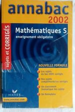Annabac 2002 maths d'occasion  Asnières-sur-Seine