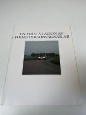 Volvo range brochure for sale  NEWCASTLE UPON TYNE