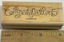 Stampin congratulations fancy for sale  Shipping to Ireland