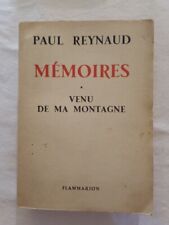 Paul reynaud mémoires d'occasion  Sauzet