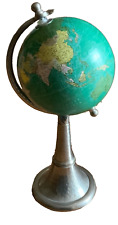 Globo Mundial Aprendizagem Mapa da Terra Globo Geográfico com Suporte de Metal Decoração Vintage 15” comprar usado  Enviando para Brazil