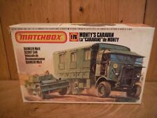 Matchbox PK-175 Monty's Caravan, Daimler MkII Scout car 1/76 Model kit (B191), used for sale  Shipping to South Africa