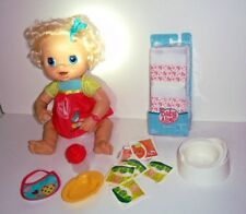 Boneca interativa Baby Alive Hasbro 2010 cabelo loiro fala comer cocô xixi com extras comprar usado  Enviando para Brazil