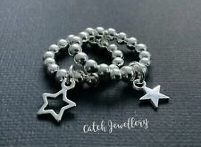 Silver stars beaded for sale  MIDDLESBROUGH