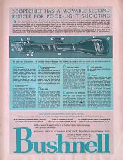 Bushnell Scopechief Riflescopes Print Ad Guns & Ammo Magazine August 1973 for sale  Shipping to South Africa