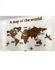 3D Mapa świata Mural Naklejka Tło Sztuka Dekoracja Dekoracja Plakat, używany na sprzedaż  PL