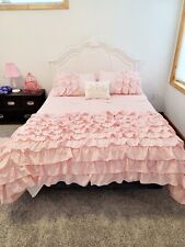 Comforter set ruffled for sale  Capac