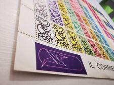 Foglio 105 francobolli usato  Roma