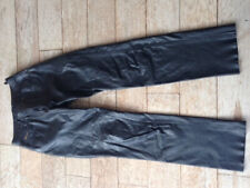Pantalon cuir noir d'occasion  Saint-Cloud