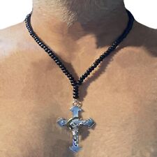 Collana rosario nero usato  Scandicci