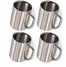 Conjunto de 4 xícaras de aço inoxidável para chá e café I xícaras inquebráveis para chá comprar usado  Enviando para Brazil
