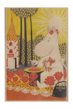 Moomin wooden postcard for sale  Shipping to Ireland