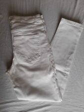 Jeans slim blanc d'occasion  Le Creusot