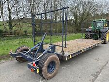 Bale trailer single for sale  USK