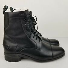 Used, Ariat Men’s Sz 13 D Black Leather English Riding Paddock Boots Heritage IV Lace for sale  Wildwood