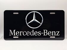 Placa de identificação de alumínio plana preta inspirada na arte Mercedes * BLACADA, usado comprar usado  Enviando para Brazil