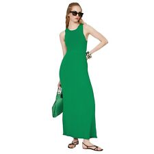 Maxi vestido de vaina tejido colectivo Marina Moscone en verde XSmall para mujer suéter segunda mano  Embacar hacia Argentina