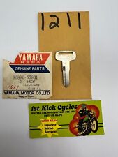 NOS YAMAHA MOTORCYCLE KEY GENUINE JAPAN ORIGINAL OEM BLANK # 1211, used for sale  Shipping to South Africa