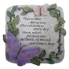 Used, Memorial Verse Garden Stepping Stone/Wall Plaque for sale  Shipping to South Africa