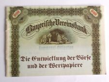 Heft bayerische vereinsbank gebraucht kaufen  Delitzsch