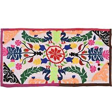 Textil Gujrati colgante de pared bordado a mano indio, aplique Rabari obra de arte segunda mano  Embacar hacia Argentina