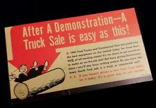 1941 Ford trucks Advertising Sales Junk Mail for Automobile Dealerships MO for sale  Shipping to South Africa