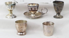 Egg cups silver for sale  SALISBURY