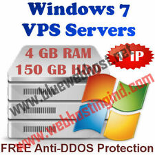 EE. UU. VPS - SERVIDOR WINDOWS 7 RDP / SERVIDOR VPS 4 GB RAM + 150 GB DISCO DURO segunda mano  Embacar hacia Argentina