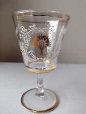 Ancien verre communion d'occasion  Dozulé