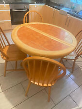 Round extendable dining for sale  BIRMINGHAM