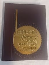 Tercera Edición Método Lambeth de Decoración de Pasteles Quinta Impresión 1965 Libro de Cocina De Colección segunda mano  Embacar hacia Argentina