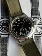Vintage Segunda Guerra Mundial Bulova Militar ORD. DEPT. Relógio masculino original USA Army 10AK comprar usado  Enviando para Brazil