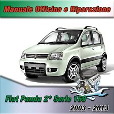 FIAT PANDA 2° Serie 169 Manuale Di Officina 2003 2013 - Workshop Manual Italiano na sprzedaż  Wysyłka do Poland