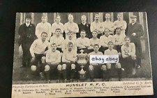 Club de fútbol rugby Hunslet C1908 - postal emitida por Joe Booth Leeds segunda mano  Embacar hacia Argentina