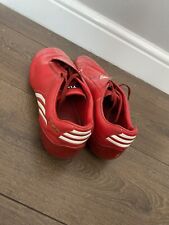 Adidas F50i Tunit Comfort Red lFootball Boots - UK Mens 11 for sale  BENFLEET