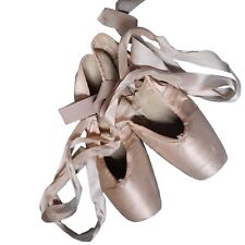 Used, Capezio Pointe Ballet Shoes Pink Satin 6 USA Balle Makers Ribbons Elastic Worn for sale  Shipping to South Africa