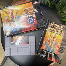 World Heroes (Super Nintendo, SNES) Completo com Jogo, Livro, Estojo! comprar usado  Enviando para Brazil