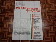 Manifesto vintage 1943 usato  Varano Borghi