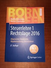 Bornhofen steuerlehre 1 gebraucht kaufen  Rodenberg