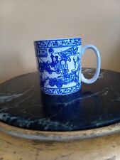 Used, Spode Blue And White Mug In Celebration of the Millennium 2000 for sale  EASTBOURNE