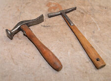 Lote colecionável de 2 martelos antigos com alça amarrada sapateiro francês selim inglês comprar usado  Enviando para Brazil