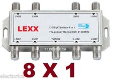 DISEqC 8X1 SATÉLITE MULTI-INTERRUPTOR FTA LNB REDE DE PRATO LIVRE PARA AR 4X1 DREAMLINK, usado comprar usado  Enviando para Brazil