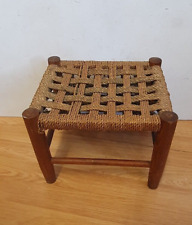 Vintage wooden footstool for sale  LONDON