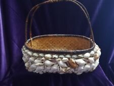 Seashell basket handle for sale  Hammonton