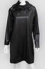 cop copine Cryolite Black Sheen Shift Dress Detailed Neck With Bows  Sz EUR 40, used for sale  Shipping to South Africa
