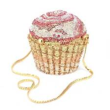 Bolsa de noite cupcake diamante clutch feminina casamento noiva bolo bolsas comprar usado  Enviando para Brazil