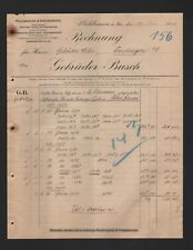 Mühlhausen rechnung 1913 gebraucht kaufen  Leipzig